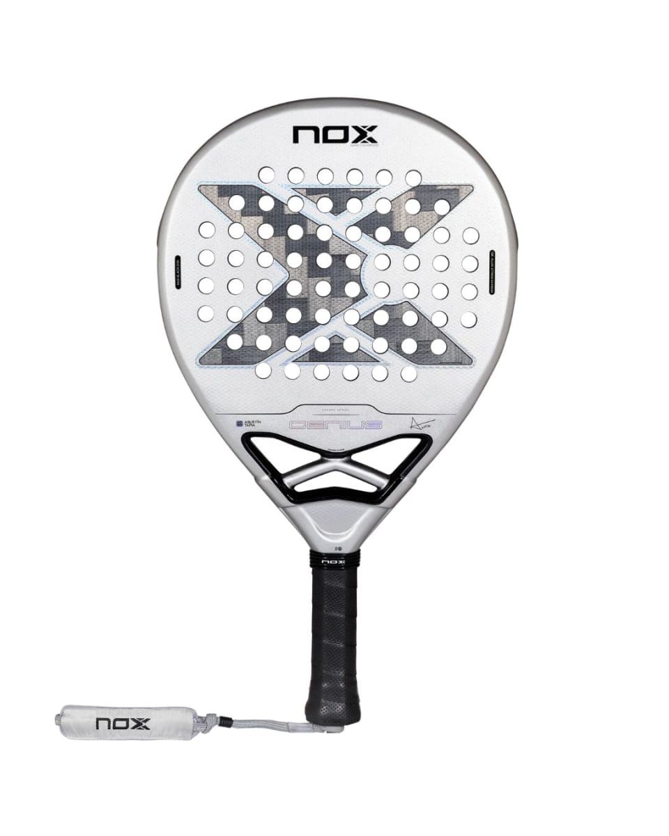 Pala Nox AT10 Genius 12K Alum Xtrem by Agustín Tapia 2027 + protector + funda + overgrip